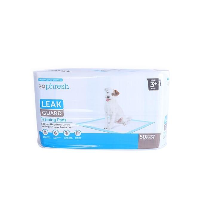 So Phresh Leak Guard 3 Cup Dog Training Pads 50 Pack - PetBuy