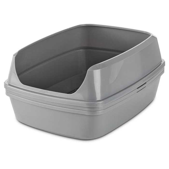 So Phresh Sifting Cat Litter Box Grey Each - PetBuy