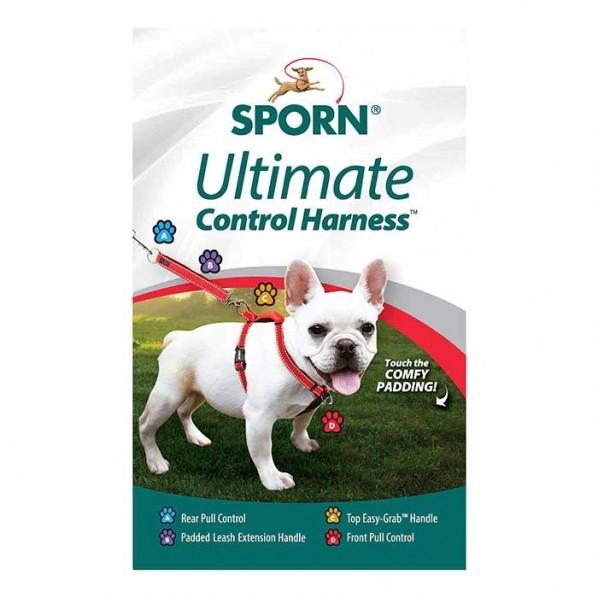 Sporn Ultimate Control Dog Harness Black Small - PetBuy