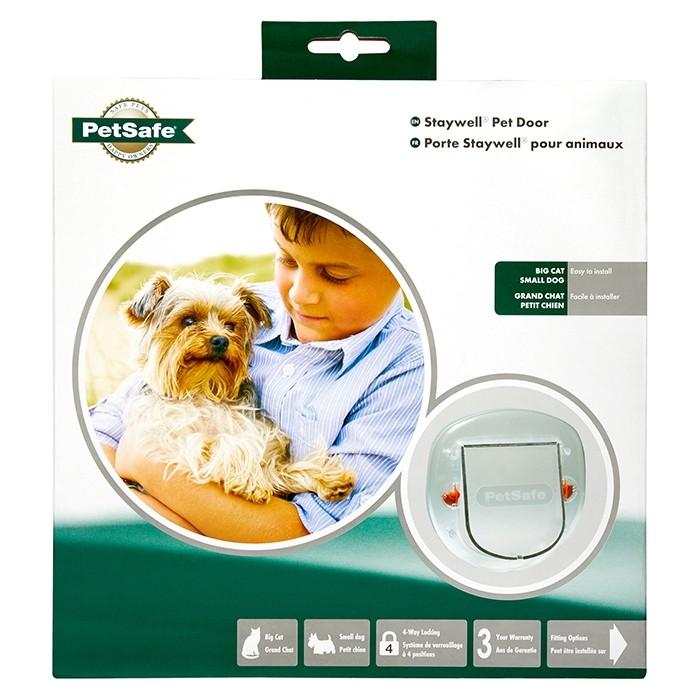 Staywell 4 Way Locking Cat Door Clear - PetBuy