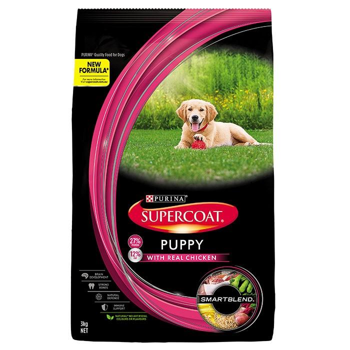 Supercoat Chicken Puppy Food 3Kg - PetBuy