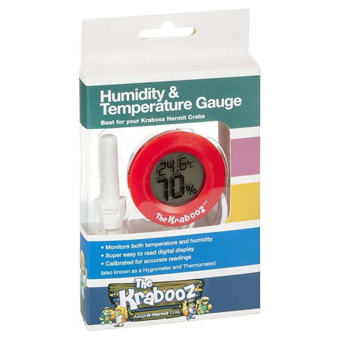 The Krabooz Humidity & Temperature Gauge - PetBuy